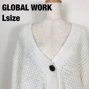 GLOBALWORK 글로벌 워크 게이지 와플 가디건 I1