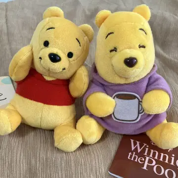 곰돌이 푸 봉제 인형 2개 세트