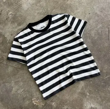 [uniforum] Striped Slub Cotton Baby Tee