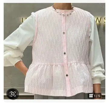 새상품급 에어리 자카드 베스트