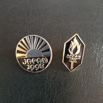 1998년 나가노 올림픽 USA 한정판 핀 배지 2개 세트