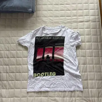 요네즈켄시 BOOTLEG 그래픽 T셔츠 화이트