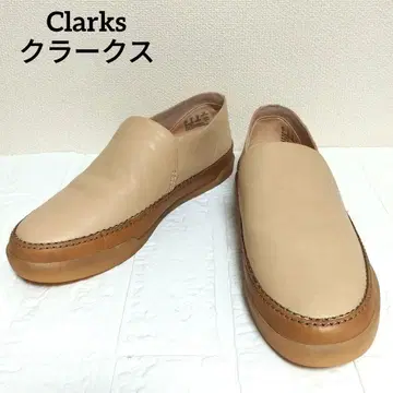 미사용급 Clarks 클락스 베이지 슬립온 스니커즈 24.5