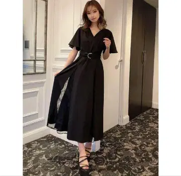 리젝시 원피스 허리 벨트 블랙