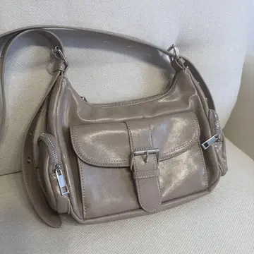 Heather 벨트 W 포켓 BAG Y2k 핸드 숄더 백