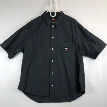 TOMMY JEANS 타미힐피거진 반팔 버튼 셔츠 M 사이즈