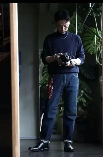 아프레쎄 데님 Washed Denim Pants E 36/27