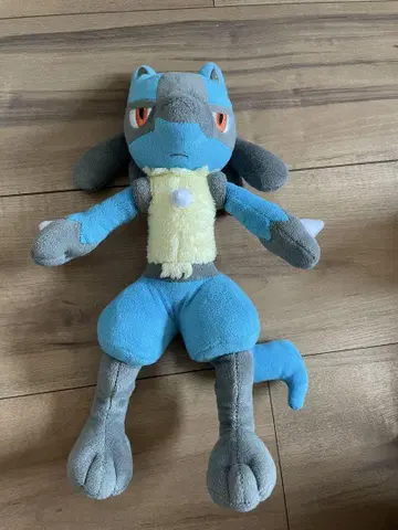 루카리오 봉제 인형 새상품급 포켓몬