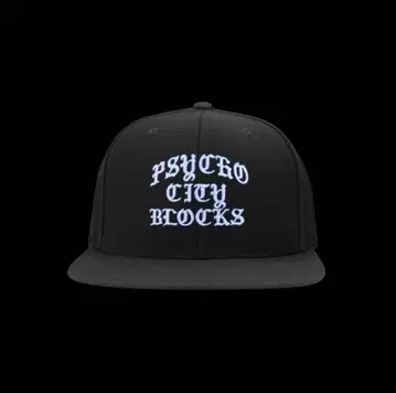 PSYCHO CITY BLOCKS 스냅백 캡