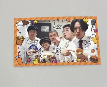 도톤보리 극장 개그맨 포토 카드 예를 들어 불꽃 시카노신프 키요카와 유지