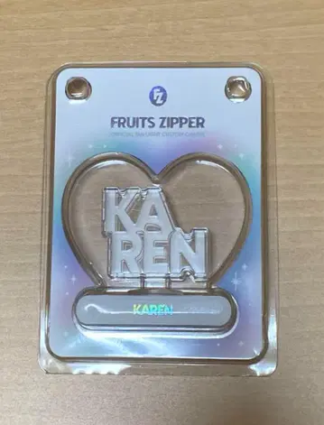미사용 새상품 FRUITS ZIPPER 응원봉 커스텀 참 마츠모토 카렌