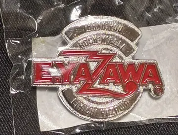 야자와 에이요시 핀 배지 E.YAZAWA 레드 로고 미개봉품