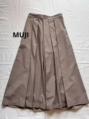 무인양품 잘 마르는 스트레치 하카마 팬츠 베이지 M 사이즈 MUJI