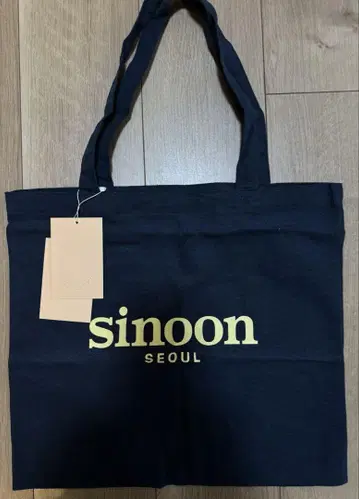 [새상품] sinoon 시누ㄴ 토트백 에코백 L 네이비