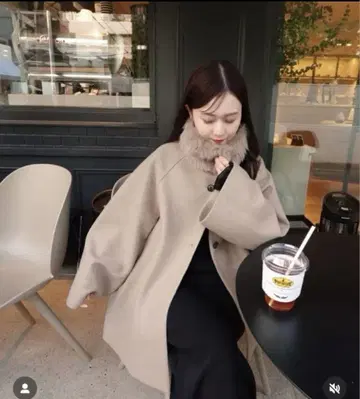 퍼 탈부착 케이프 코트 Chico
