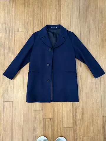 폴스미스 PaulSmith 네이비 울 100% 체스터 코트 S