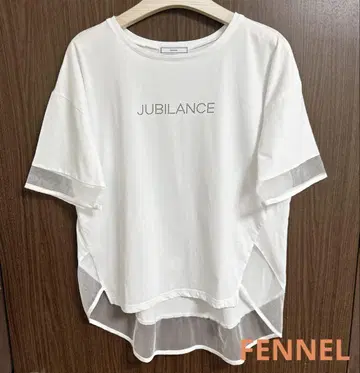 새상품급 FENNEL 페넬 상의 튤 티셔츠 풀오버