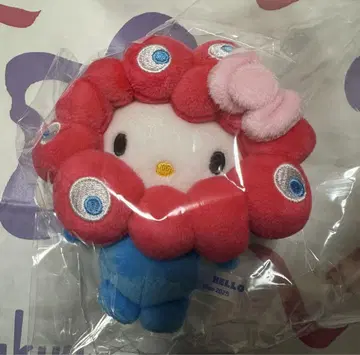 산리오 콜라보 미미 카라비너 봉제 인형 헬로키티