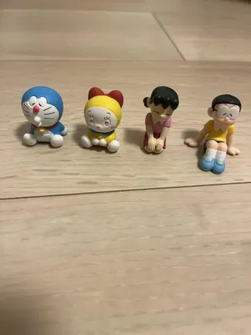 도라에몽 기다림 피규어 4체 세트