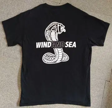 DEVILOCK x WIND AND SEA 티셔츠 L 블랙 한정판 콜라보
