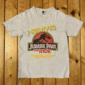 90년대 쥬라기 공원 THE RIDE 유니버셜 당시 제작 USA 티셔츠