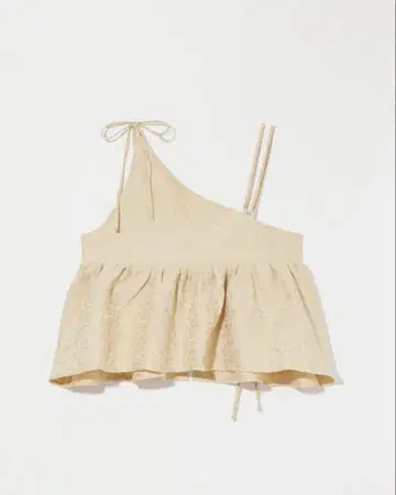 Eaphi flower 자카드 페플럼 tops