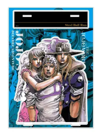 새상품 JOJOWORLD 죠죠 아크릴 스탠드 STEELBALLRUN