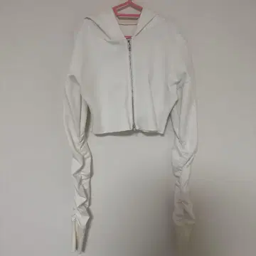 meltthelady body jersey 숏 기장 블루종 후드티