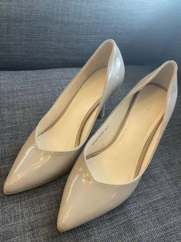 RANDA 베이지 펌프스 약 7cm / 23.5cm 오피스 캐주얼