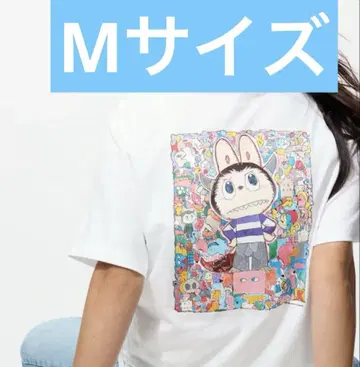 유니클로 UT POP MART 00 WHITE M 사이즈 라부부