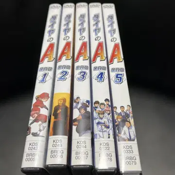 다이아몬드 A 특장판 부록 DVD 5권 세트 OAD