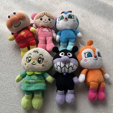 호빵맨 봉제 인형 6체 세트