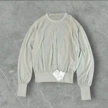 새상품 라빠르망 C/N Sheer KNIT 크루넥 시어 니트