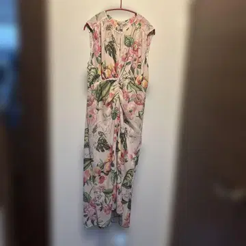 택 포함 새상품 h&m 꽃무늬 쉬폰 원피스