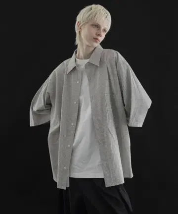 [새상품급] remer 루즈 레귤러 카라 오버 셔츠 L 사이즈