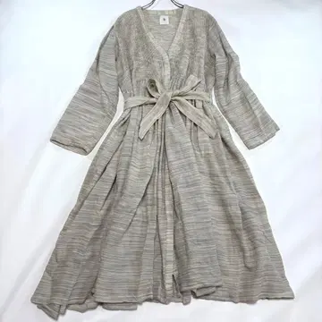 메종드소일 울 100 롱 원피스 핀턱 A라인 S 셔츠