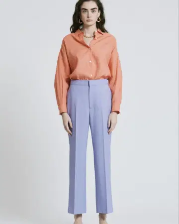 UNITED ARROWS 유나이티드 애로우즈 울 팬츠 라벤더