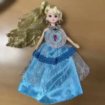 리카짱 인형 본체 파란 드레스