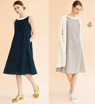 폭시 No.42061 Dress 'Sunny' 로즈 그레이 38