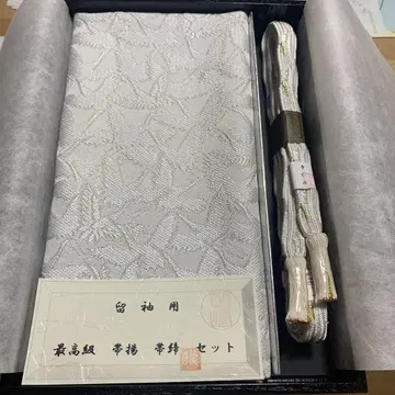 전통 예복 기모노용 고급 오비 장식 천 허리띠 세트