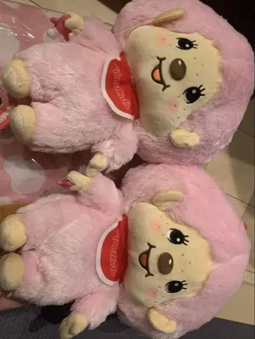 몬치치 BIG 봉제인형 2 핑크 각 1개