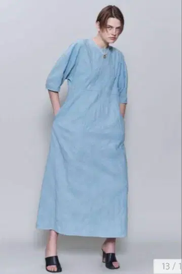 <6(ROKU)> COTTON DOBBY DRESS 2 / 원피스