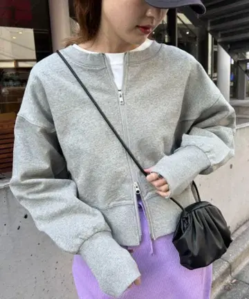 차오패닉 티피 그레이 2wayZIP 가디건 그레이