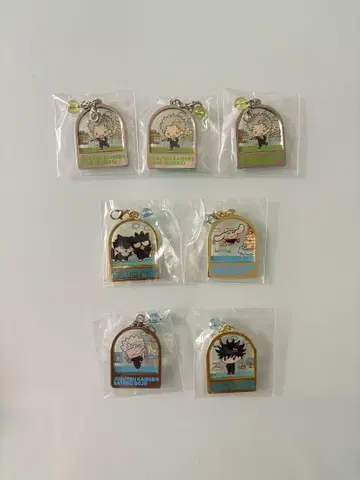 주술회전 x 산리오 아크릴 키링 7개 세트