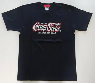 [새상품] Cream Soda 크림 소다 필기체 로고 티셔츠 (XL)