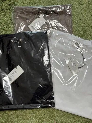 4 AURALEE SEAMLESS CREW NECK TEE 3색 세트