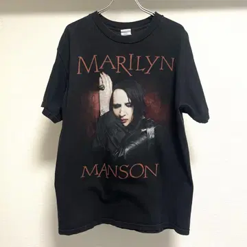 00년대 MARILYN MANSON 북미 투어 티셔츠 빈티지 구제 의류