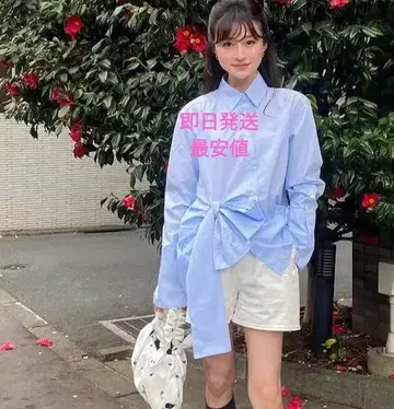 Bibiy. RUBY RIBBON SHIRT bibiy 비비
