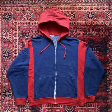 70s 투톤 후드티 투톤