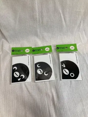 Suica 펭귄 얼굴 IC 카드 케이스 3개 세트
